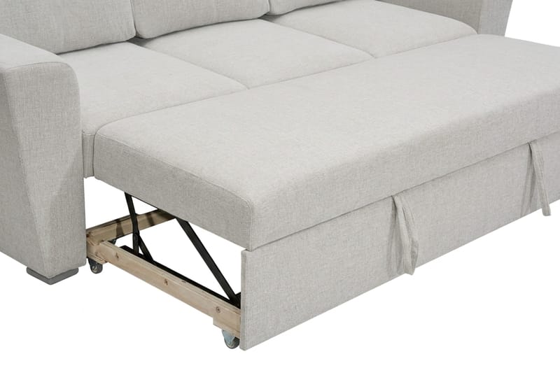 Leia 3-sits Bäddsoffa i tyg - Beige - Möbler - Soffa - Bäddsoffa