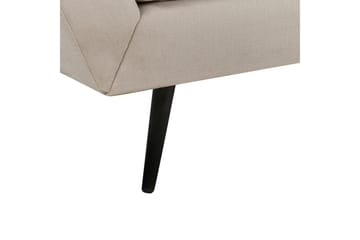 Lenvik Soffa 3-sits - Beige/Svart - Möbler - Soffa - Sammetssoffa