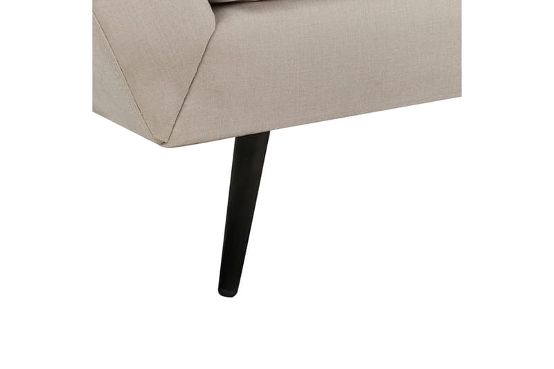 Lenvik Soffa 3-sits - Beige/Svart - Möbler - Soffa - Sammetssoffa
