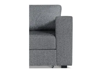 Leo Bäddsoffa 3-sits med Schäslong Vänster - Mellangrå - Möbler - Soffa - Bäddsoffa