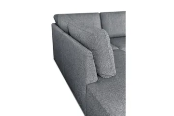 Leo Bäddsoffa 3-sits med Schäslong Vänster - Mellangrå - Möbler - Soffa - Bäddsoffa