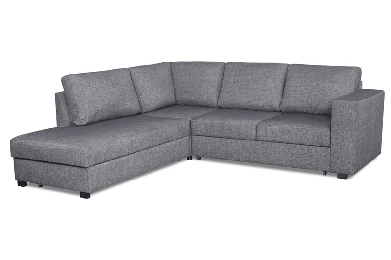 Leo Bäddsoffa 3-sits med Schäslong Vänster - Mellangrå - Möbler - Soffa - Bäddsoffa