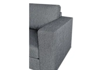 Leo Bäddsoffa 3-sits med Schäslong Vänster - Mellangrå - Möbler - Soffa - Bäddsoffa