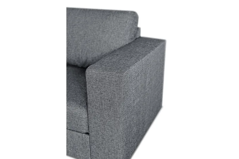 Leo Bäddsoffa 3-sits med Schäslong Vänster - Mellangrå - Möbler - Soffa - Bäddsoffa