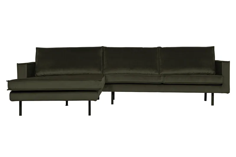 Lissbon Divansoffa Vänster - Mörkgrön - Möbler - Soffa - Divansoffor & schäslongsoffa
