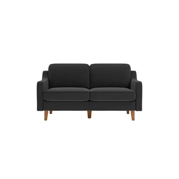Lorvas 2-sits Soffa - Mörkgrå - Möbler - Soffa - Sammetssoffa