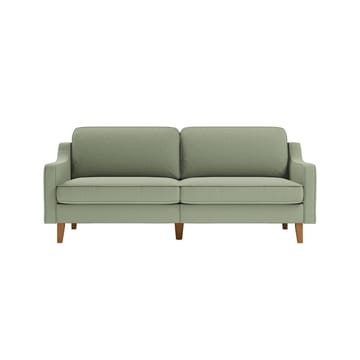 Lorvas 3-sits Djup Soffa med Svängda Armstöd i Tyg - Grön - Möbler - Soffa - Sammetssoffa