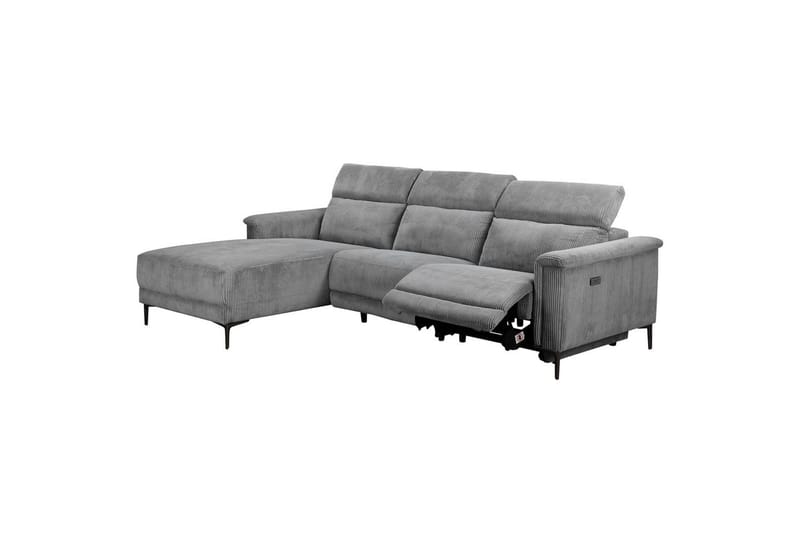 Lund Reclinersoffa 3-sits - Grå - Möbler - Soffa - Biosoffa & reclinersoffa