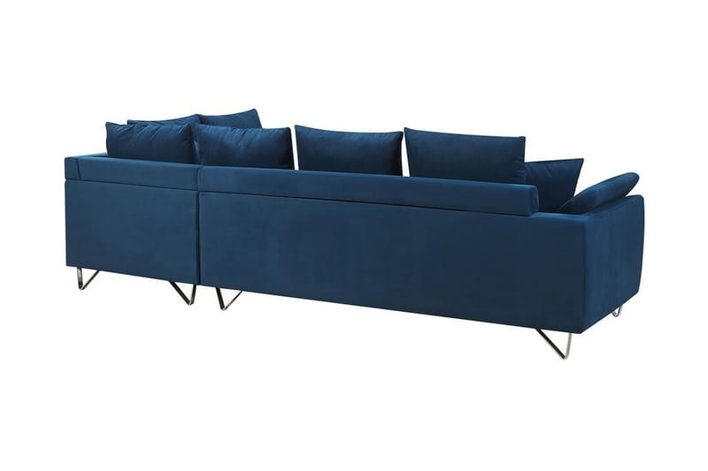 Lunnera 4-sits Hörnsoffa Vänster - Blå - Divansoffor & schäslongsoffa - 4 sits soffa med divan