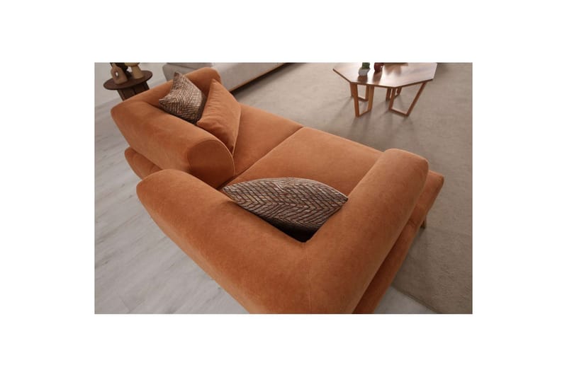 Malkiat Soffa 2-sits - Orange - Möbler - Soffa - 2 sits soffa