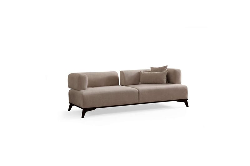 Malkiat Soffa 3-sits - Beige/Svart - Möbler - Soffa - 3 sits soffa