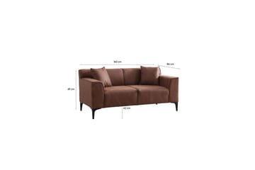Malpani Soffa 2-sits - Cognac - Möbler - Soffa - 2 sits soffa