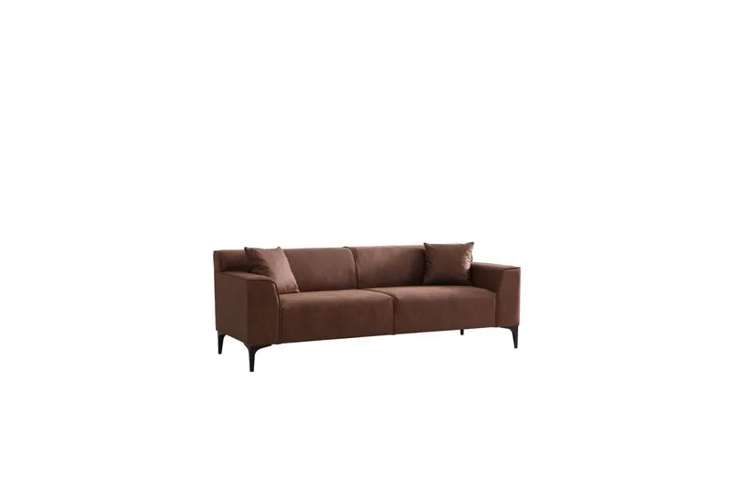 Malpani Soffa 3-sits - Cognac - Möbler - Soffa - 3 sits soffa