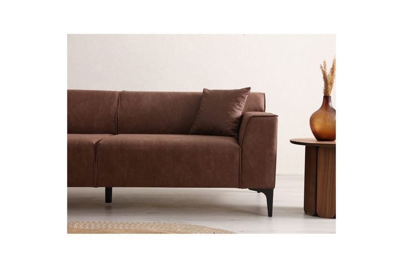 Malpani Soffa 3-sits - Cognac - Möbler - Soffa - 3 sits soffa
