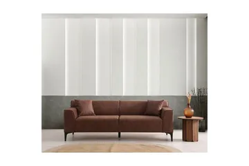 Malpani Soffa 3-sits - Cognac - Möbler - Soffa - 3 sits soffa