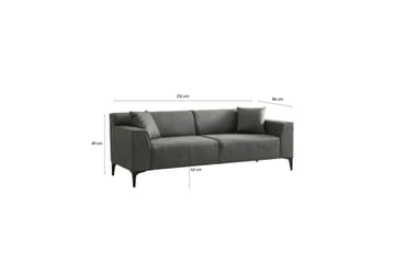 Malpani Soffa 3-sits - Grön - Möbler - Soffa - 3 sits soffa