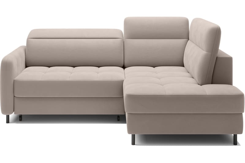 Masuo Bäddsoffa med Schäslong 3-sits - Beige - Möbler - Soffa - Bäddsoffa
