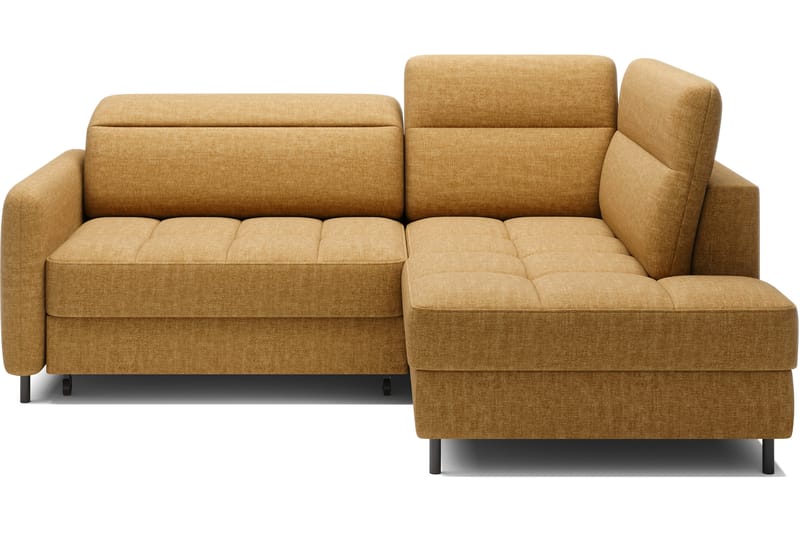 Masuo Bäddsoffa med Schäslong 3-sits - Gul - Möbler - Soffa - Bäddsoffa
