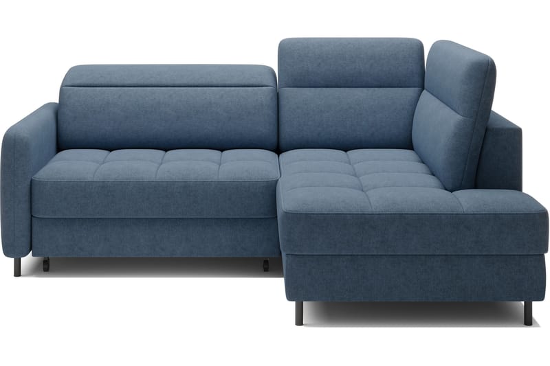 Masuo Bäddsoffa med Schäslong 3-sits, Mörkblå