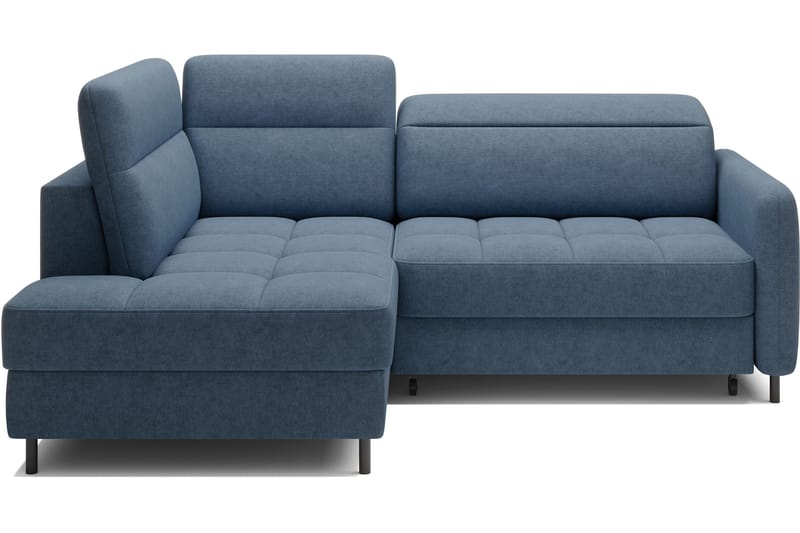 Masuo Bäddsoffa med Schäslong 3-sits - Mörkblå - Möbler - Soffa - Bäddsoffa