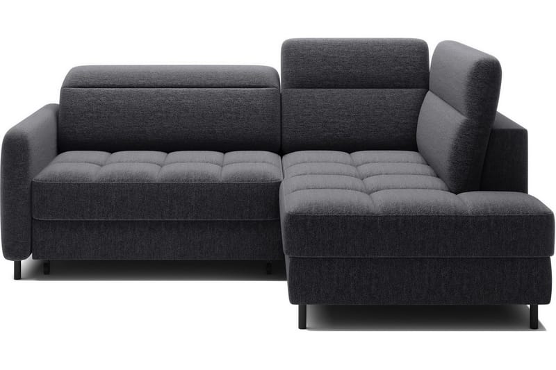 Masuo Bäddsoffa med Schäslong 3-sits - Mörkgrå - Möbler - Soffa - Bäddsoffa