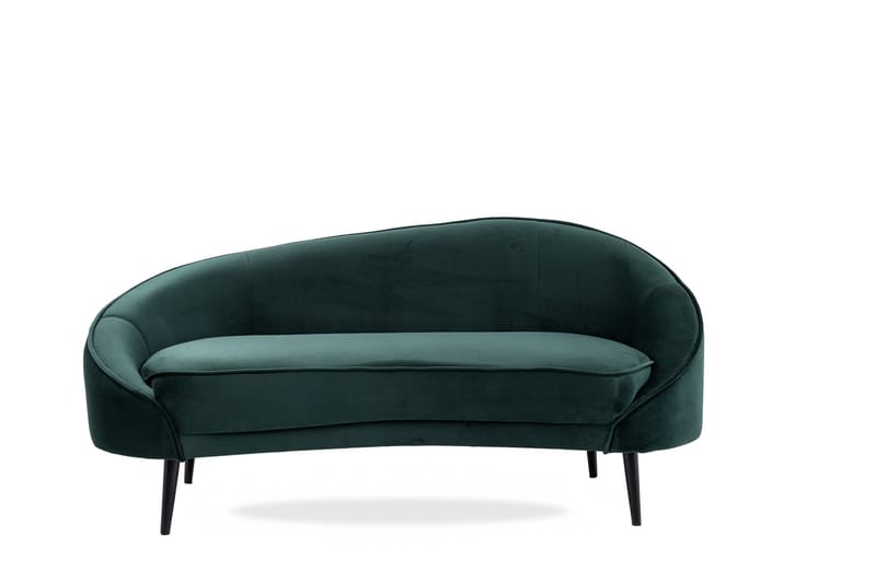 Mateus 3-sits Soffa Sammet - Mörkgrön - Möbler - Soffa - 3 sits soffa