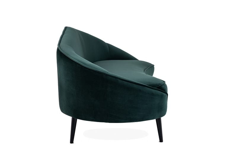 Mateus 3-sits Soffa Sammet - Mörkgrön - Möbler - Soffa - 3 sits soffa