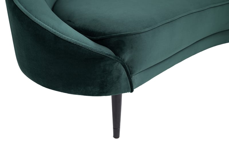 Mateus 3-sits Soffa Sammet - Mörkgrön - Möbler - Soffa - 3 sits soffa