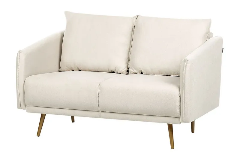 Maurana Soffa 2-sits - Beige/Guld - Möbler - Soffa - 2 sits soffa