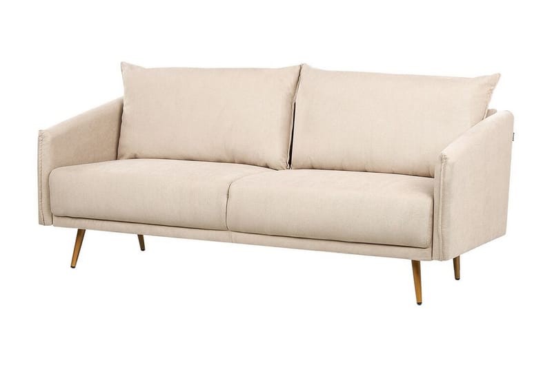 Maurana Soffa 3-sits - Beige/Guld - Möbler - Soffa - 3 sits soffa