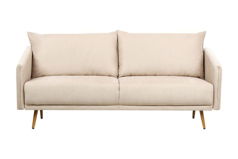 Maurana Soffa 3-sits, Beige/Guld