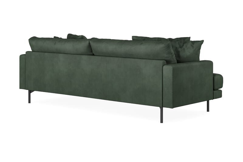 Menard 3-sits Divansoffa - Grön - Divansoffor & schäslongsoffa - 3 sits soffa med divan