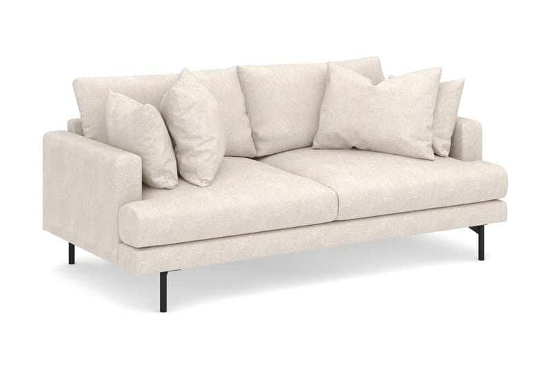 Menard 3-sits Djup Tygsoffa - Beige - Möbler - Soffa - 3 sits soffa