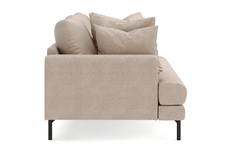 Menard 3-sits Djup Tygsoffa - Beige - Möbler - Soffa - 3 sits soffa