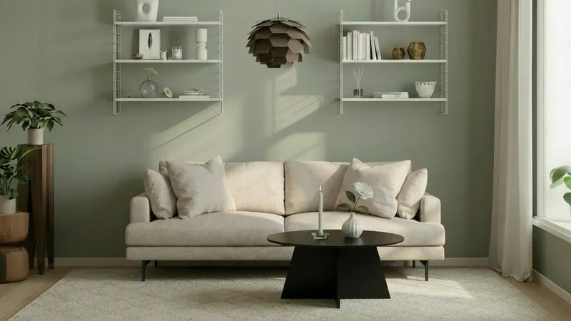 Menard 4-sits Djup Tygsoffa - Beige - Möbler - Soffa - 4 sits soffa