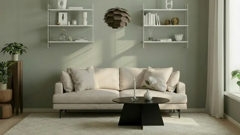 Menard 4-sits Djup Tygsoffa - Beige - Möbler - Soffa - 4 sits soffa