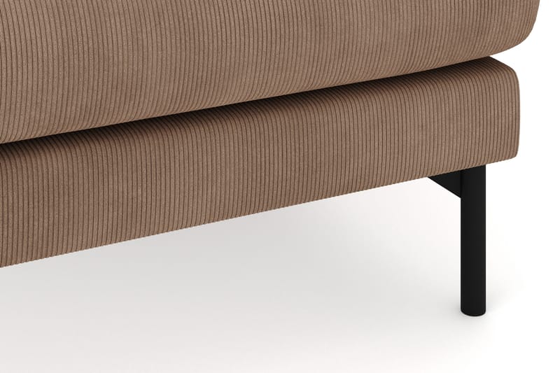 Menard 4-sits Högervänd Stor U-formad Djup Soffa med Divan och Schäslong i Manchester - Brun - Möbler - Soffa - U-soffa