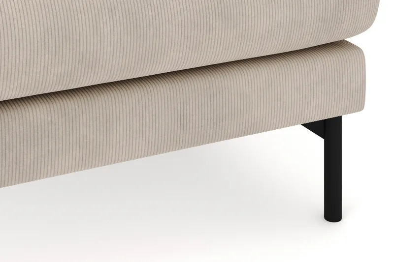 Menard 4-sits Högervänd U-formad Soffa med Divan och Schäslong i Manchester - Greige - Möbler - Soffa - U-soffa