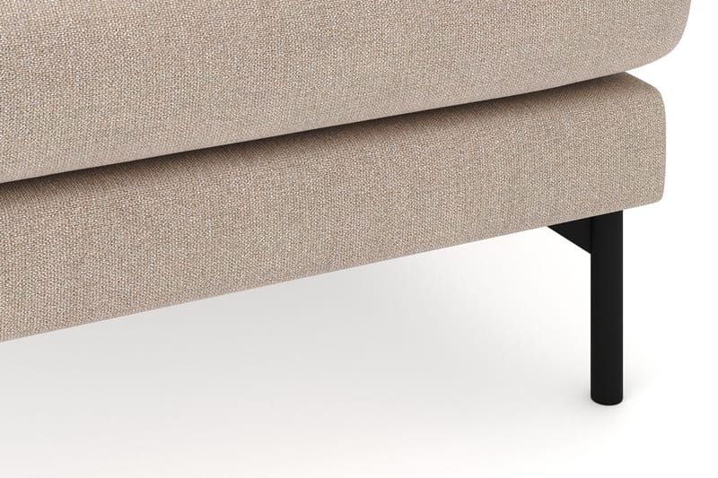 Menard 4-sits Högervänd U-formad Soffa med Divan och Schäslong i Tyg - Beige - Möbler - Soffa - U-soffa