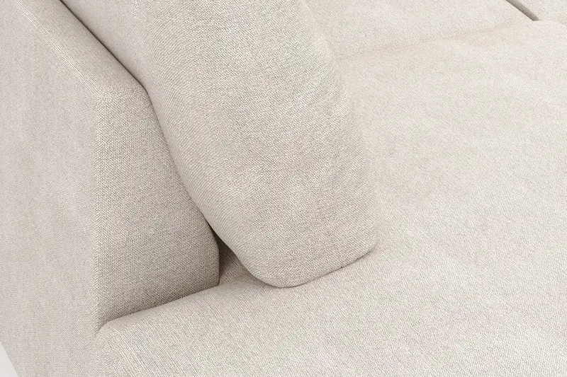 Menard 4-sits Vänstervänd U-formad Large Soffa med Divan och Schäslong i Tyg - Beige - Möbler - Soffa - U-soffa