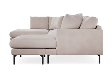 Menard 4-sits Vänstervänd U-formad Large Soffa med Divan och Schäslong i Sammet