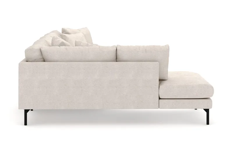 Menard 4-sits Vänstervänd U-formad Large Soffa med Divan och Schäslong i Tyg - Beige - Möbler - Soffa - U-soffa