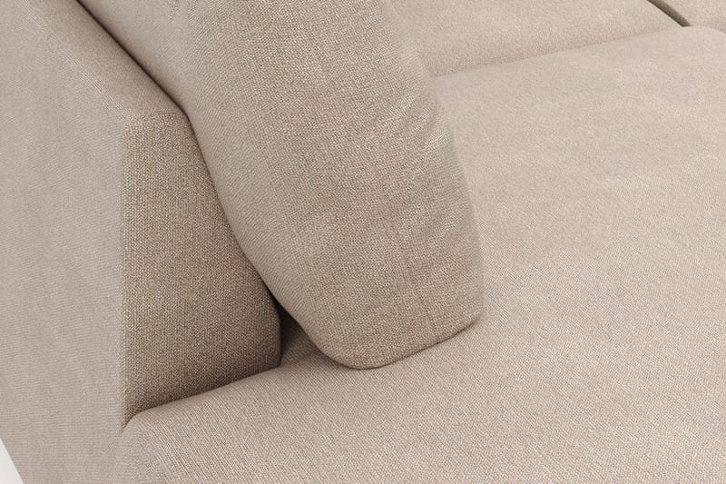 Menard 4-sits Vänstervänd U-formad Large Soffa med Divan och Schäslong i Tyg - Beige - Möbler - Soffa - U-soffa