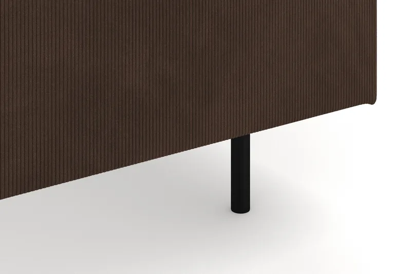 Menard 6-sits Högervänd L-formad Hörnsoffa i Manchester - Brun - Möbler - Soffa - Hörnsoffa