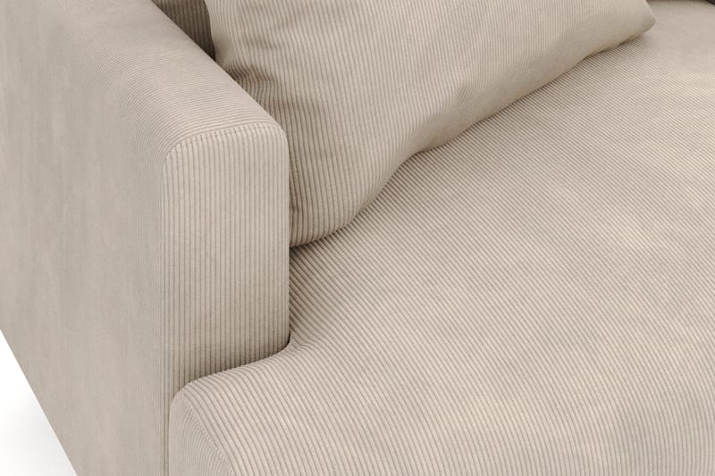 Menard 6-sits Högervänd L-formad Hörnsoffa i Manchester - Greige - Möbler - Soffa - Hörnsoffa