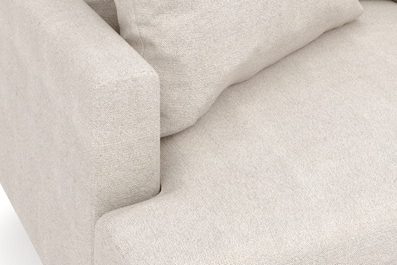Menard 6-sits Högervänd L-formad Hörnsoffa i Tyg - Beige - Möbler - Soffa - Hörnsoffa