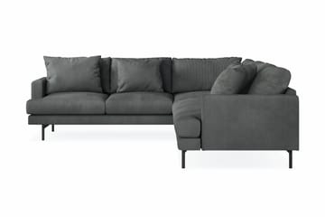 Menard 6-sits Vänstervänd L-formad Hörnsoffa i Manchester - Grå - Möbler - Soffa - Hörnsoffa
