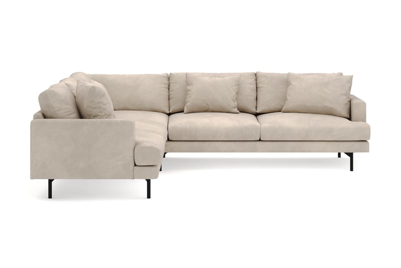 Menard 6-sits Vänstervänd L-formad Hörnsoffa i Manchester - Greige - Möbler - Soffa - Hörnsoffa