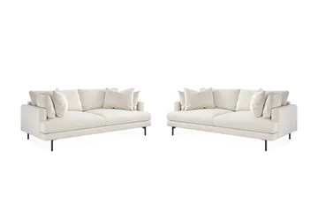 Menard Soffgrupp 4-sits + 4-sits Djup Sammetssoffa 225 cm bred