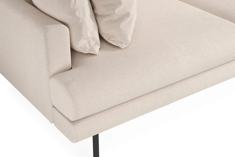 Menard Soffgrupp 4-sits + 4-sits Djup Tygsoffa 225 cm bred - Beige - Möbler - Soffa - Soffgrupp